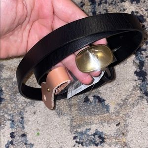 Ralph Lauren Skinny Belt / black / medium NWT